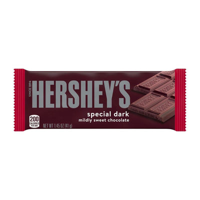 Confezione da 41g di barretta di cioccolato semi dolce Hershey's Special Dark Midly Sweet Chocolate