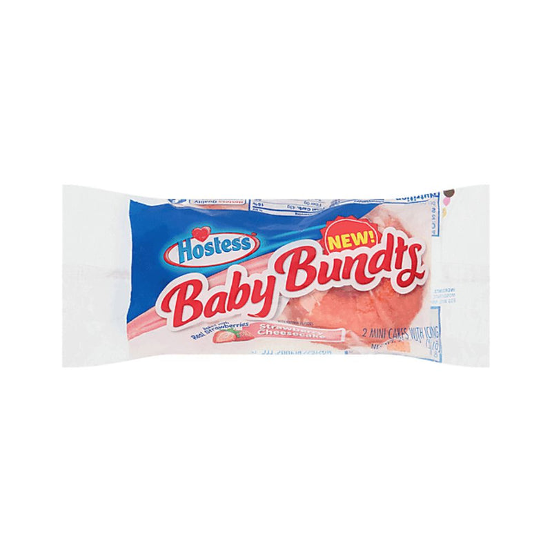 Hostess Baby Buntds Strawberry Cheescake, tortino al gusto di cheescake alla fragola da 71g