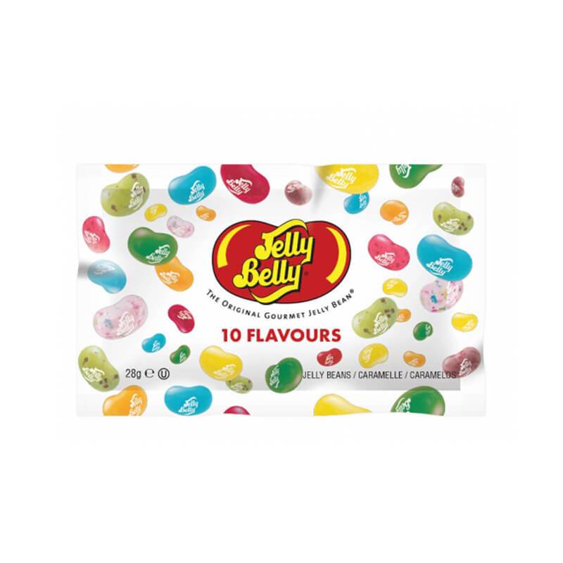 Jelly Belly 10 Flavours, caramelle alla frutta da 28g (1954225389665)
