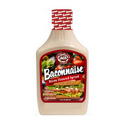 J&D's Baconnaise Spread, confezione di salsa maionese al bacon da 443ml (4045514178657)