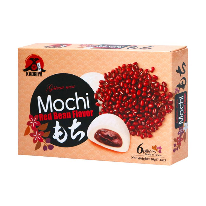 Confezione da 210g di mochi ripieni di crema di fagioli rossi Kaoriya Mochi Red Bean Flavor