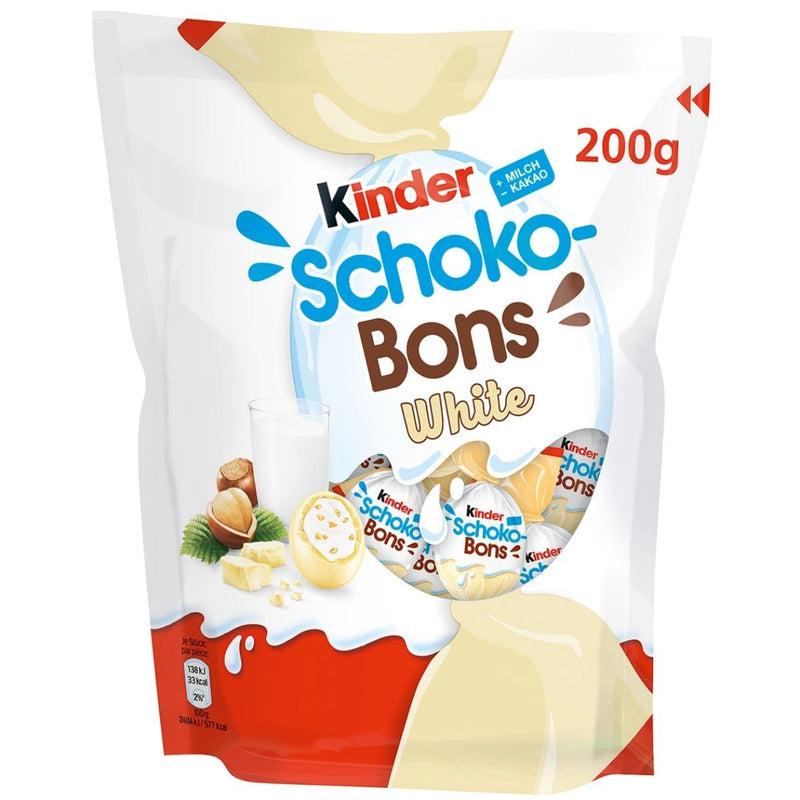 Kinder Schoko Bons White - ovetti al cioccolato bianco con riso