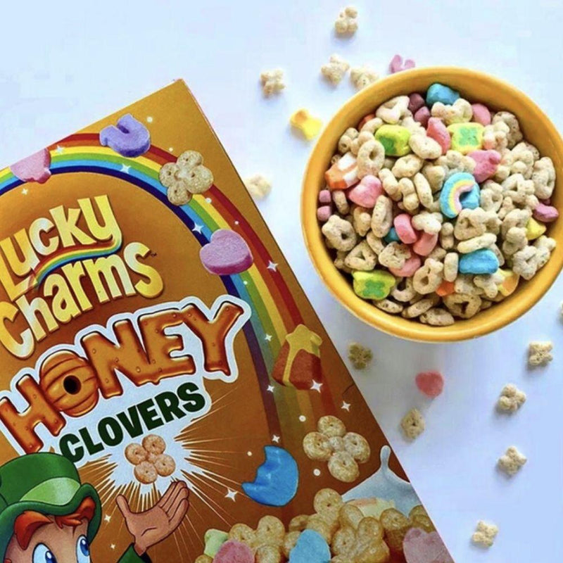 Lucky Charms Honey Clovers, cereali al miele con marshmallow da 309g