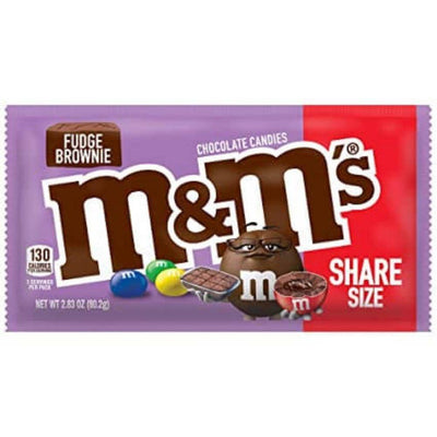M&M's Fudge Brownie, confetti al cioccolato ripieni di brownies da 80.2g