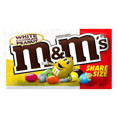 M&M's White Chocolate Peanut, m&m's al burro d'arachidi e cioccolato bianco da 79.4g