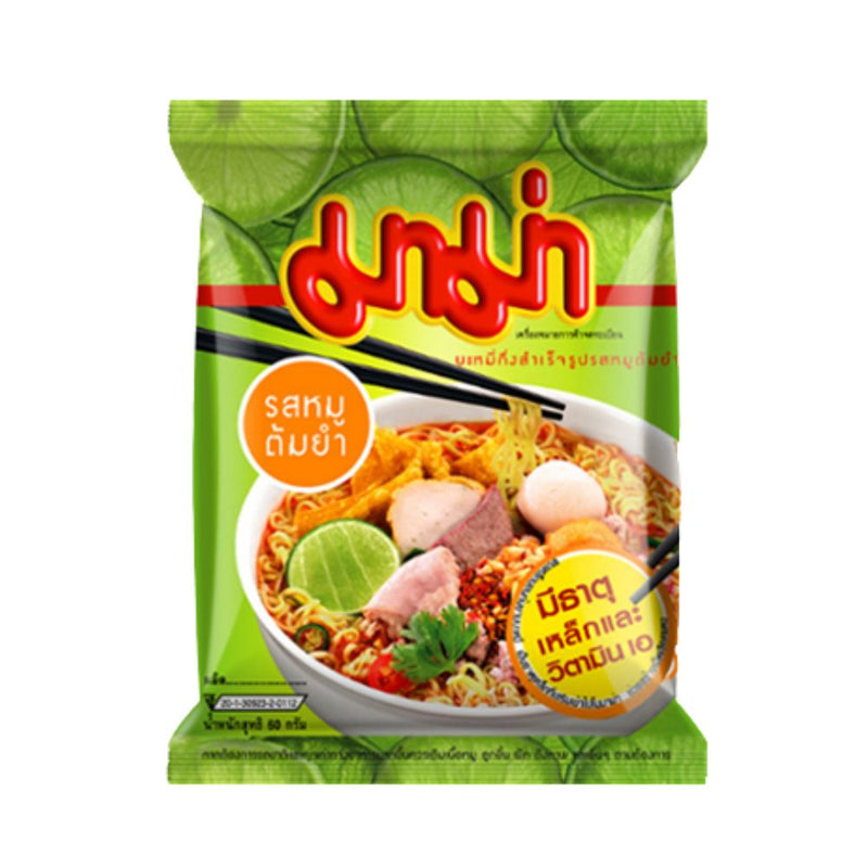 Mama Instant Noodles Tom Yum Pork Flavour 60g