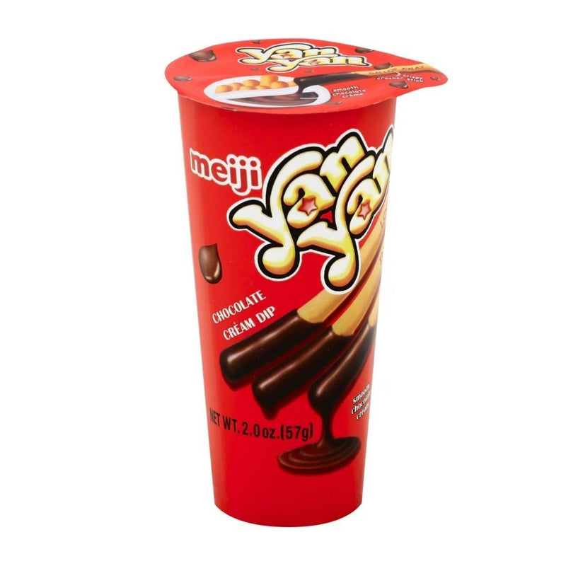 Meiji Chocolate Yan Yan, bastoncini ricoperti di crema al cioccolato da 50g
