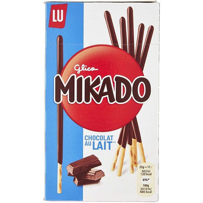 Mikado, bastoncini ricoperti di cioccolato al latte da 75g