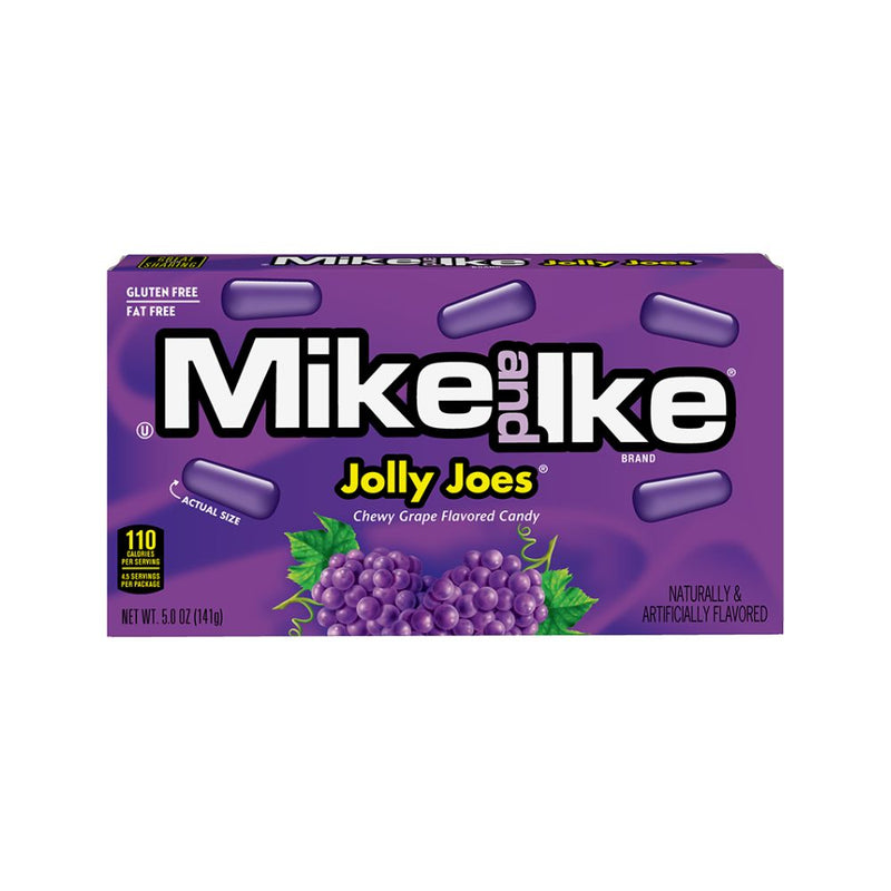 Mike and Ike Jolly Joes Chey Grape Flavored 141g