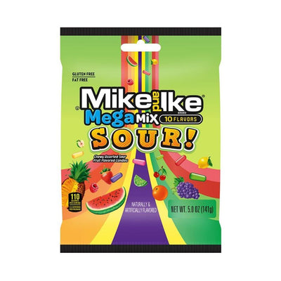 Mike and Ike Mega Mix Sour Bag 141g