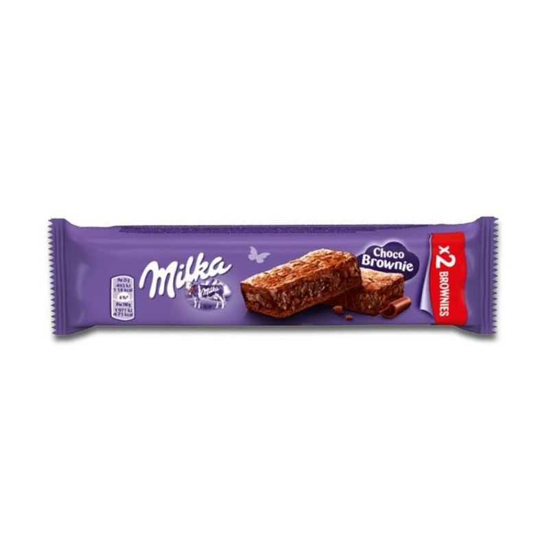 Milka Choco Brownie, 2 brownies al cioccolato al latte da 25g