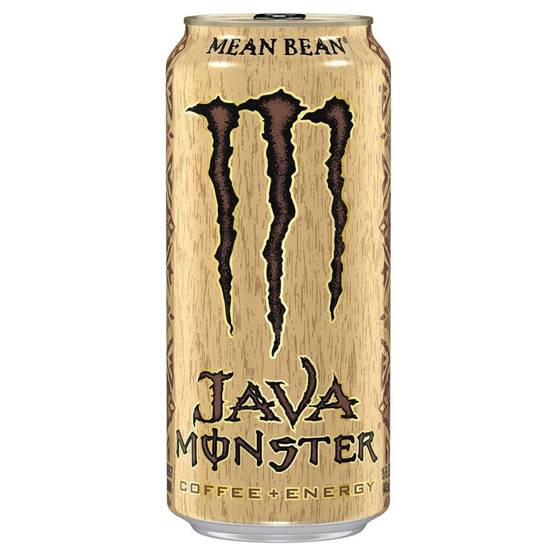 (Monster non da collezione, danneggiata) Monster Java Mean Bean, energy drink al caffè e panna da 443ml