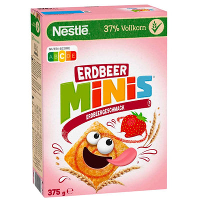 Confezione da 375g di cereali alla fragola Nestlè Erdbeer Minis