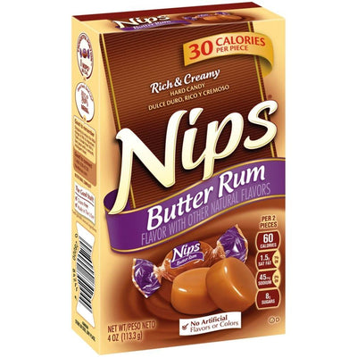 Nips butter rum 