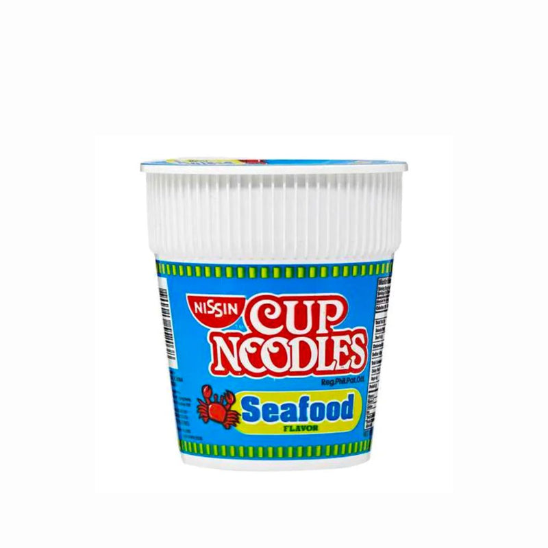 Confezione di Nissin Cup Noodle Seafood Flavor da 40g