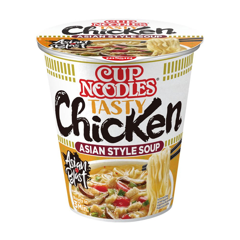 Nissin Cup Noodles Tasty Chicken - noodles istantanei speziati al gusto di  pollo da 63g – American Uncle