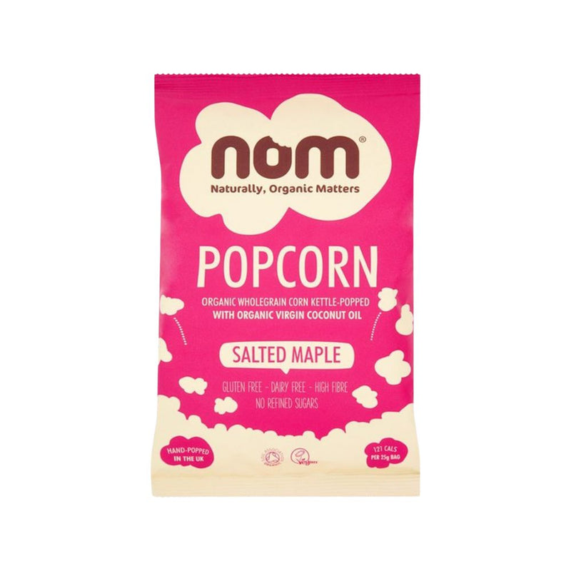 Nom Popcorn Salted Maple, pop corn salati al gusto di acero da 25g