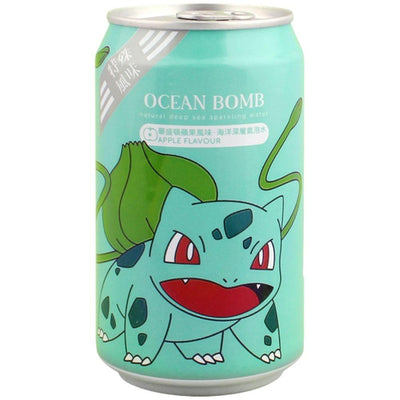Ocean Bomb Pokemon Bulbasaur, bevanda alla mela da 355ml (4780565987425)