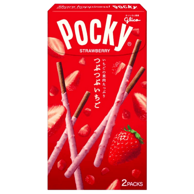 Pocky Strawberry Double Pack, biscotti ricoperti di crema alle fragole da 58g