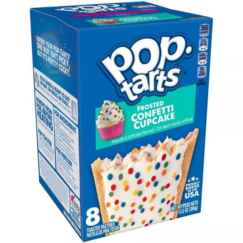 Pop Tarts Frosted Confetti Cupcake biscotti ripieni di crema alla
