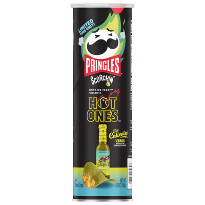 Pringles Hot Ones Los Calientes verde