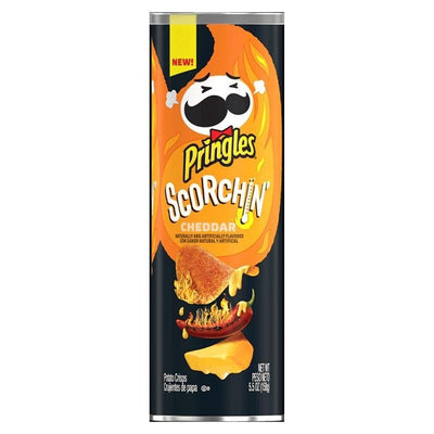 Pringles Scorchin' Cheddar