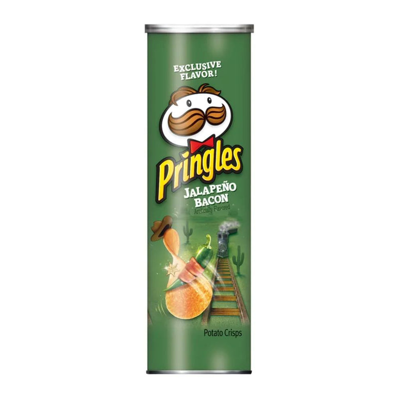 Pringles Jalapeño Bacon, patatine al gusto di bacon e peperoncino jalapeño da 156g