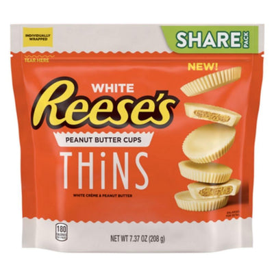 Reese's Peanut Butter Cups Thins White 208g