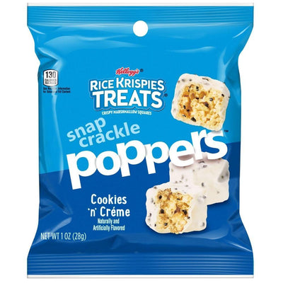 Rice Krispies Snap Crackle Poppers Cookies 'n' Creme