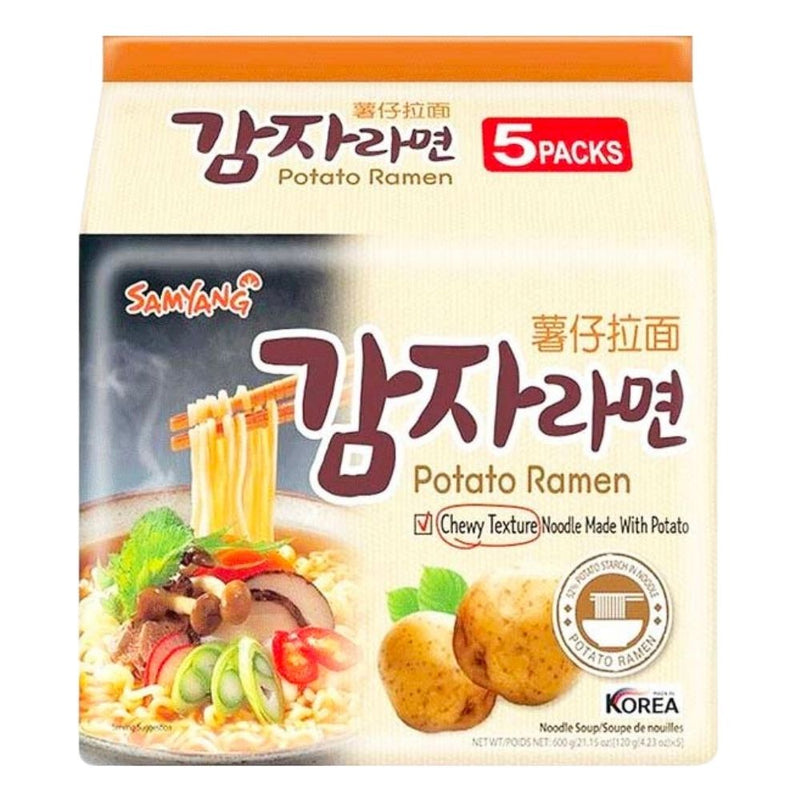 Samyang Potato Ramen, 5 porzioni  di noodles alle patate da 120g