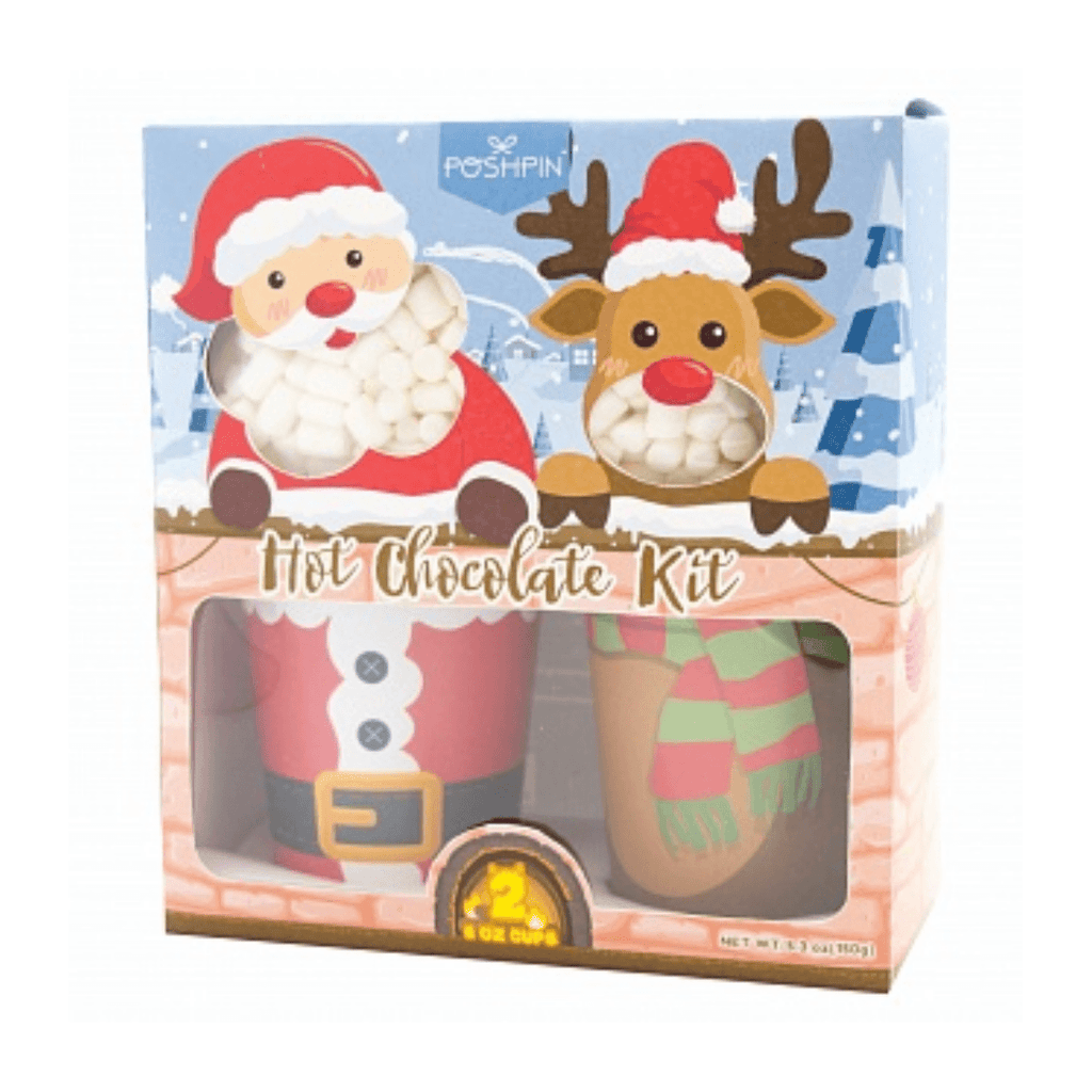 Santa & Reindeer Hot Chocolate Kit - tazze di babbo natale con cioccolata  calda e marshmallows da 180g – American Uncle