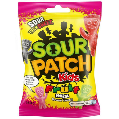 Sour Patch Kids Fruit Mix, caramelle gommose alla frutta da 160g (4753603362913)