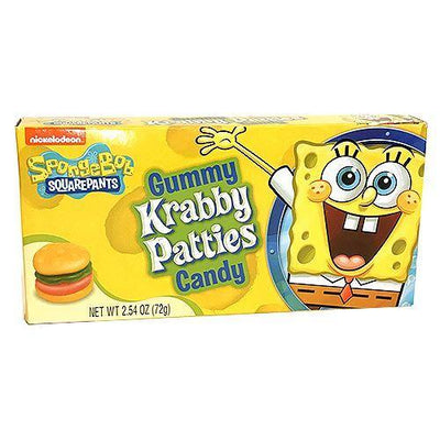 Spongebob Krabby Patties Big Pack, caramelle gommose alla frutta da 72g (4118900572257)