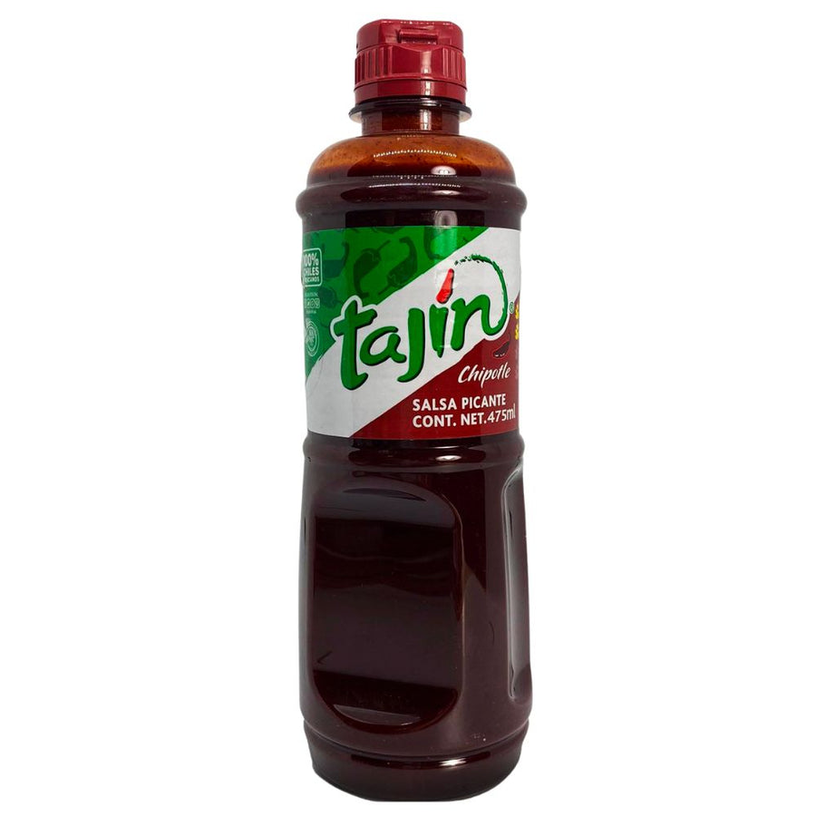 Confezione da 475ml di salsa piccante al gusto chipotle Tajin Salsa Picante Chipoltle Adobado 