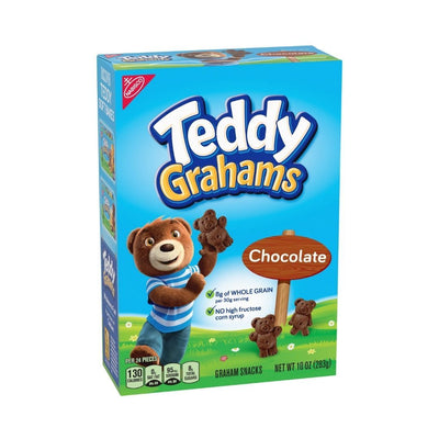 Teddy Grahams Chocolate, biscottini al cioccolato a forma di orsetto Teddy da 283g