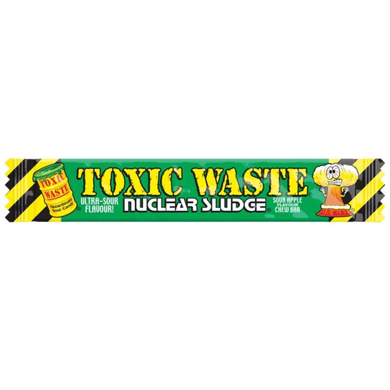 Toxic Waste Nuclear Sludge Chew Bar Sour Apple 20g