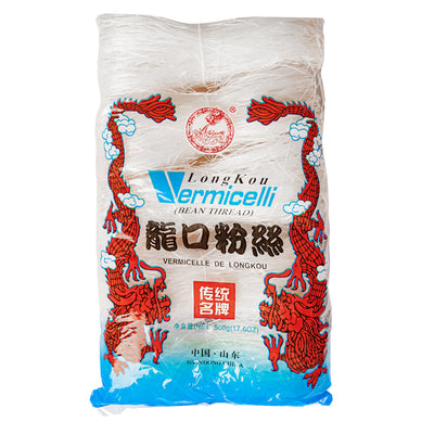 Confezione da 500g di vermicelli di soia Long Kou Vermicelli Bean Thread