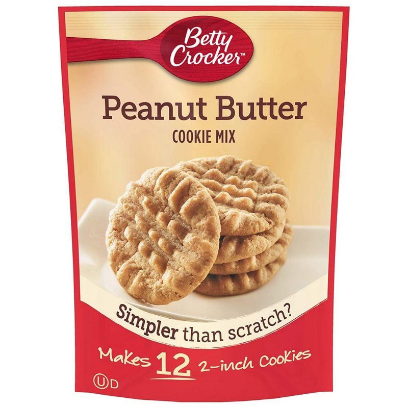Betty Crocker Peanut Butter Cookie Mix, preparato per biscotti al burro d&