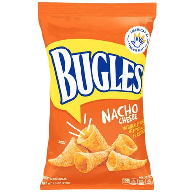 Bugles Nacho Cheese, patatine al formaggio da 212g (4720962338913)