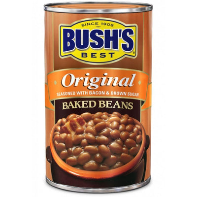 Bush's Best Original Baked Beans, fagioli conditi con bacon e zucchero di canna da 794g (4760285544545)