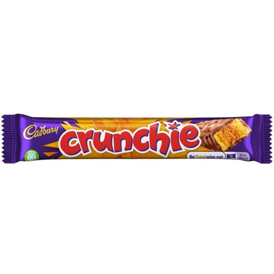 Cadbury Crunchie, barretta al cioccolato ripiena al miele da 40g