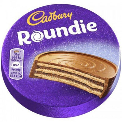 Cadbury Roundie, wafer ricoperto di cioccolato al latte da 30g