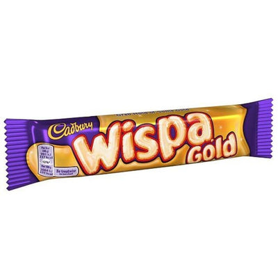 Cadbury Wispa Gold, barretta al cioccolato ripiena di caramello da 48g
