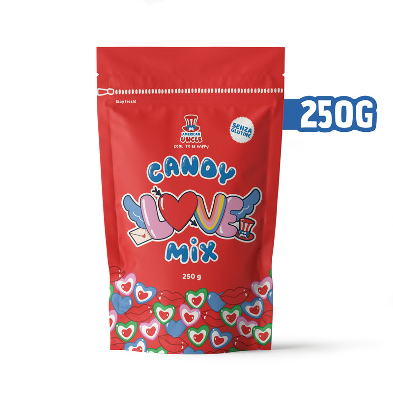 Confezione da 250g di caramelle gommose Candy Love Mix
