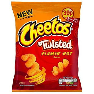 Cheetos Twist Flamin Hot, patatine al formaggio piccante da 30g (4699597537377)