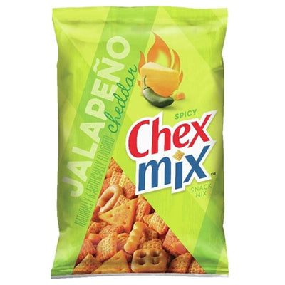 Chex Mix Jalapeno Cheddar, pretzel al gusto di formaggio e jalapeno da 248g (4720968564833)