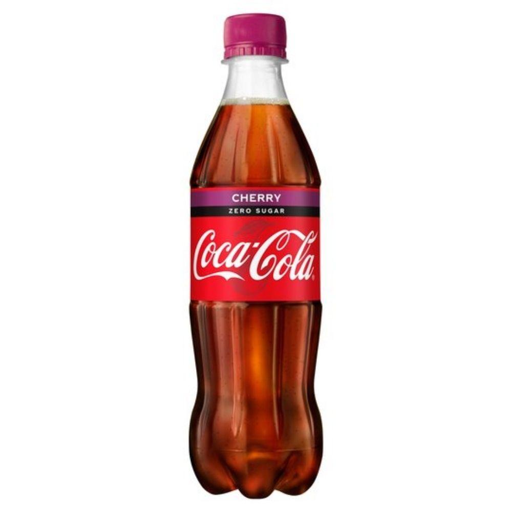 Coca-Cola Cherry Zero - coca cola alla ciliegia zero zuccheri da 500ml ...