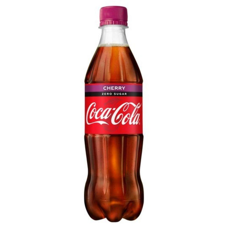 Coca Cola Cherry Zero, bevanda alla ciliegia zero zuccheri da 500ml (4784094445665)