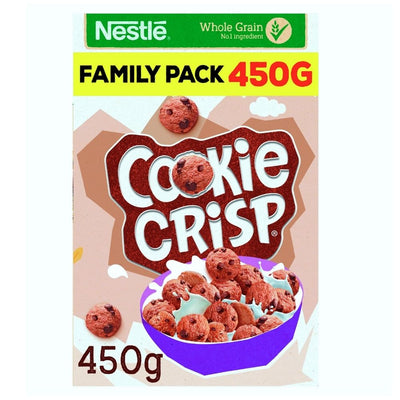 Confezione da 450g di cereali al gusto di biscotto Nestlè Cookie Crisp
