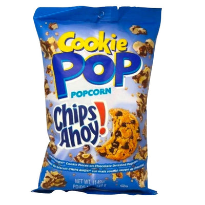 Confezione da 149g di popcorrn ai biscotti al cioccolato Cookie Pop Popcorn Chips Ahoy